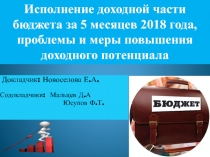 Докладчик: Новоселова Е.А.
Содокладчики: Мальцев Д.А
Юсупов Ф.Т.
Исполнение