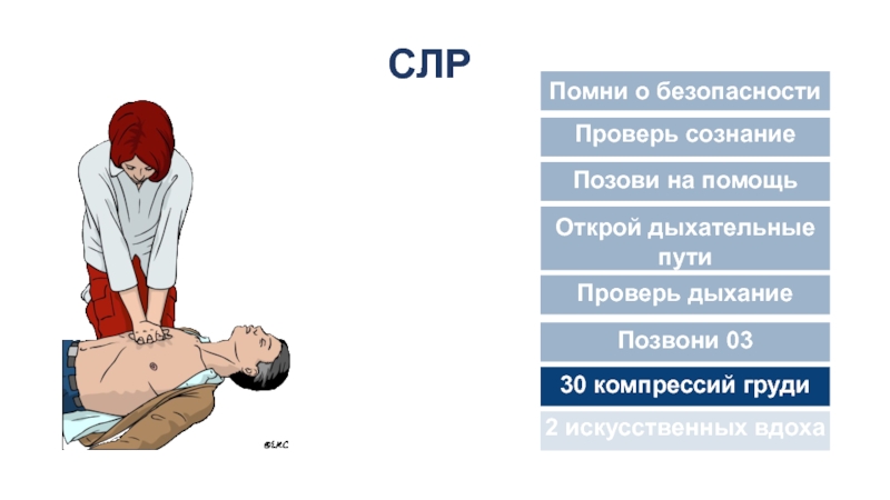 Соотношение компрессии грудной клетки искусственное дыхание