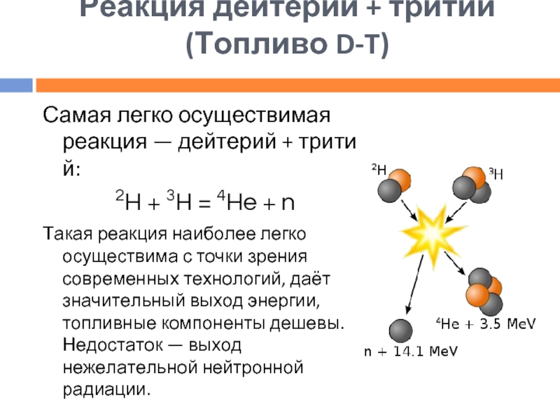 4 2 he. Реакция дейтерия и трития. Реакция синтеза дейтерия. Дейтерий гелий 3 термоядерная реакция. Реакция термоядерного синтеза дейтерия и трития.