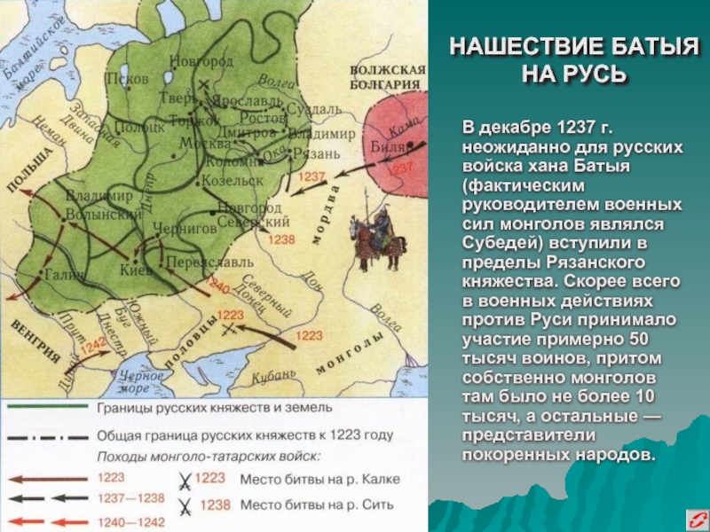 Проект монголо татарское нашествие на русь