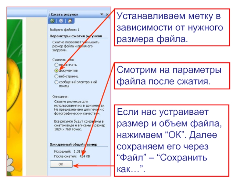 В окне настройка презентации можно установить выберите один ответ