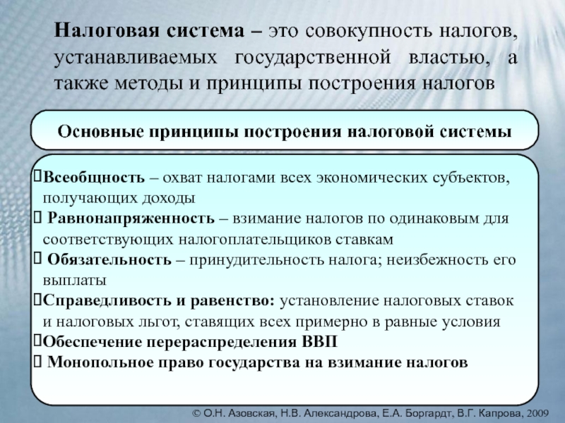 Бюджетно налоговая система презентация 10 класс