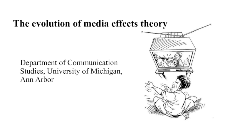 Презентация The evolution of media effects theory