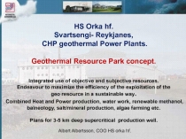 HS Orka hf. Svartsengi - Reykjanes, CHP geothermal Power Plants. Geothermal