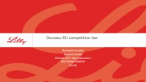 Основы EU competition law
Валовой Андрей
General Counsel
Россия, СНГ,