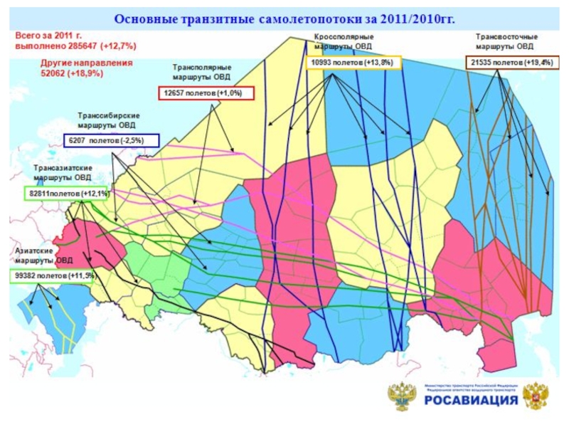 Карта воздушных зон россии