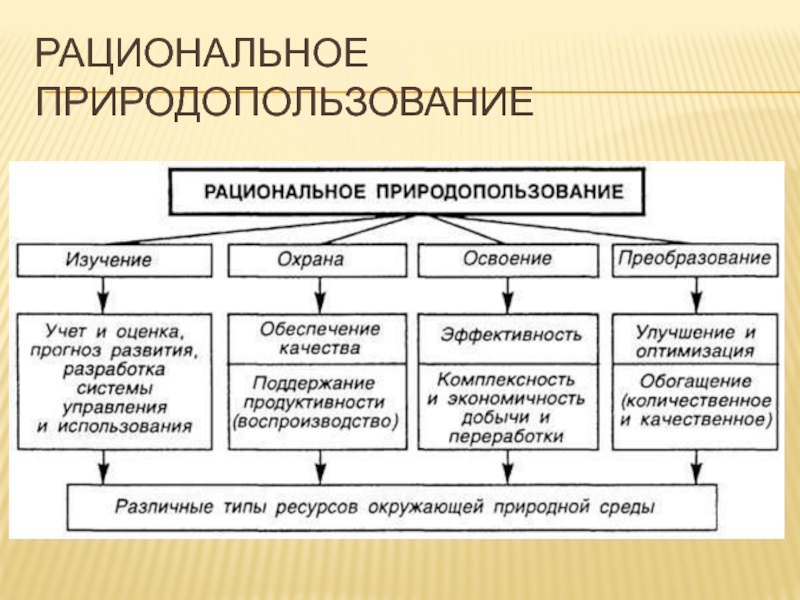 Схема нерационального природопользования