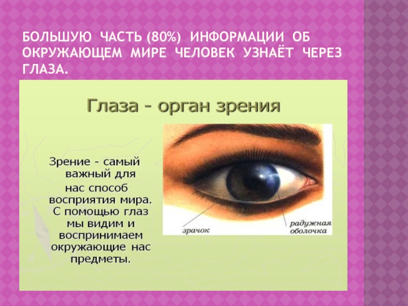 Глаза это орган чувств. Глаз для презентации. Глаз орган. Орган зрения сообщение по окружающему миру. Глаза передают информацию об окружающем мире.