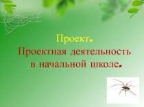 Проект. Проектная деятельность в начальной школе