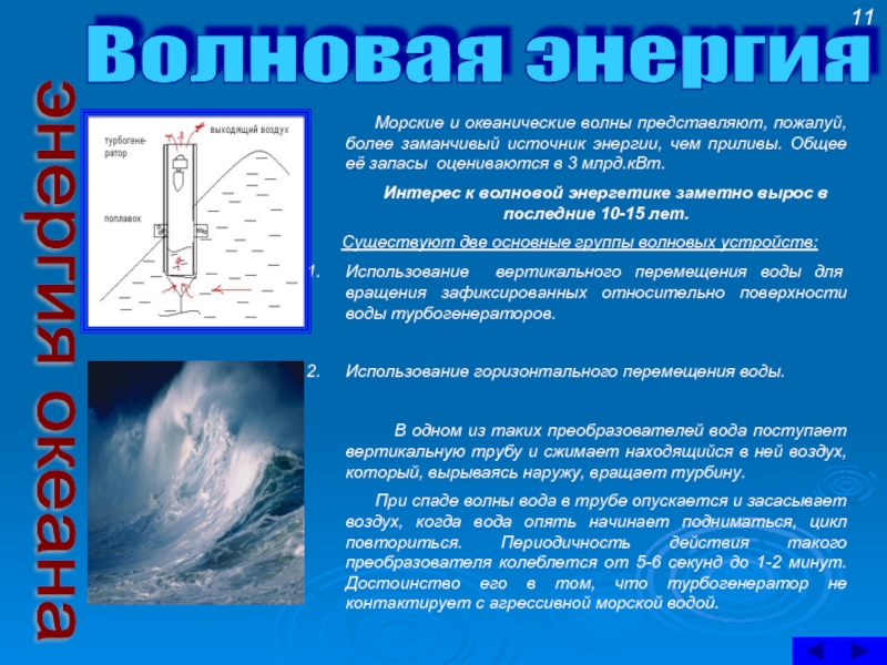 Энергия воды презентация