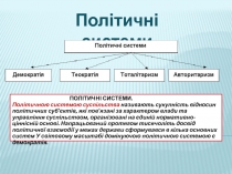 Полiтичнi системи