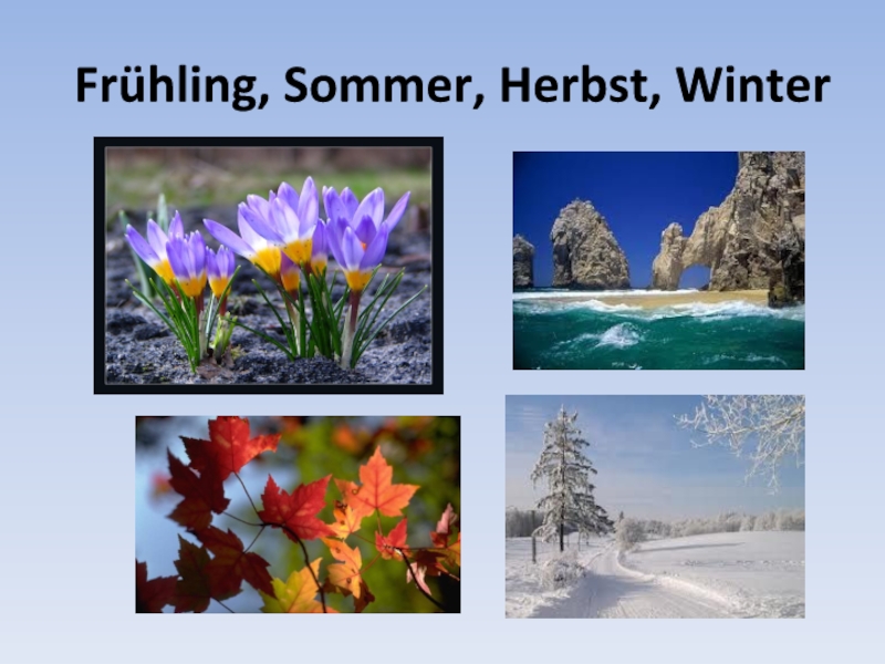 Презентация Das Wetter - Погода (на немецком языке)