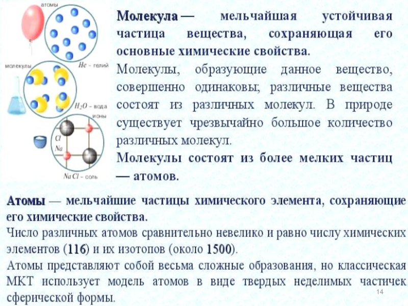 Проект строение вещества