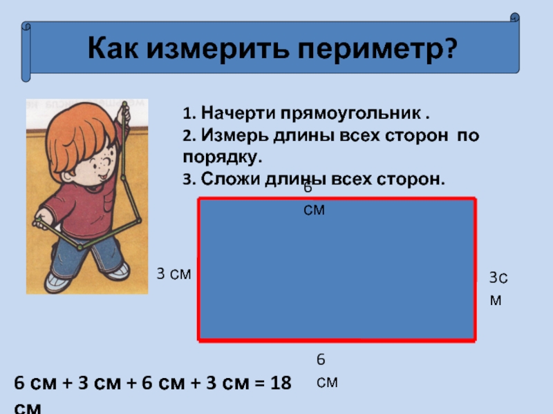 Периметр прямоугольника 1 класс презентация