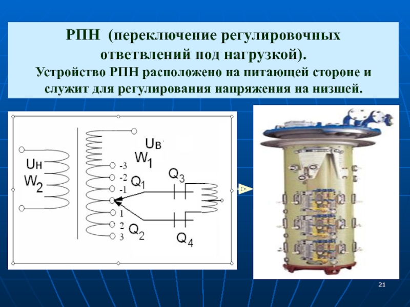 Как обозначается рпн на схеме