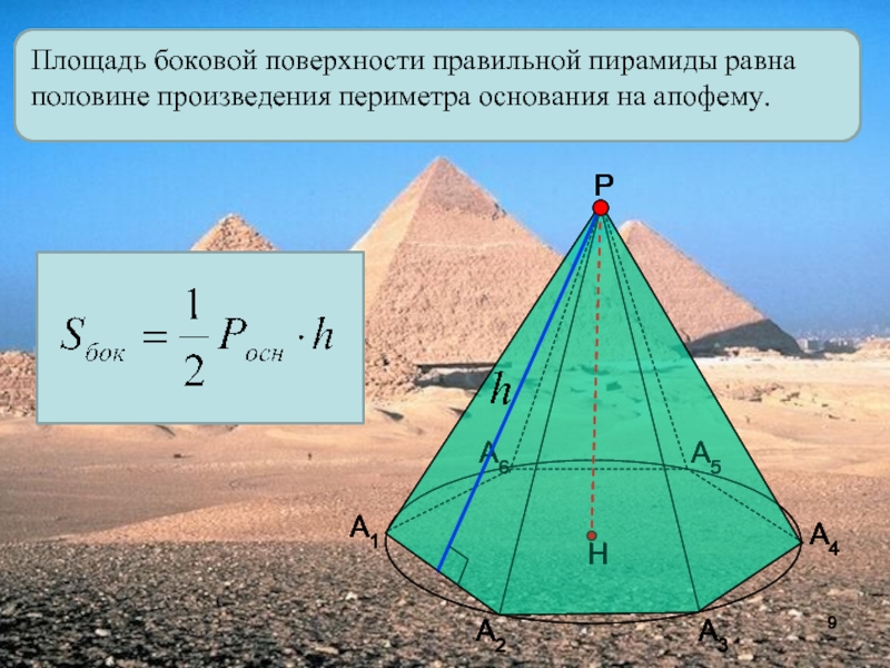 Боковая поверхность пирамиды. Площадь боковой поверхности правильной пирамиды. Формула боковой поверхности правильной пирамиды. Площадь боковой поверхности прямой пирамиды. Площадь боковой поверхности правильной пирамиды равна.