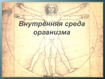 Внутренняя среда
организма
