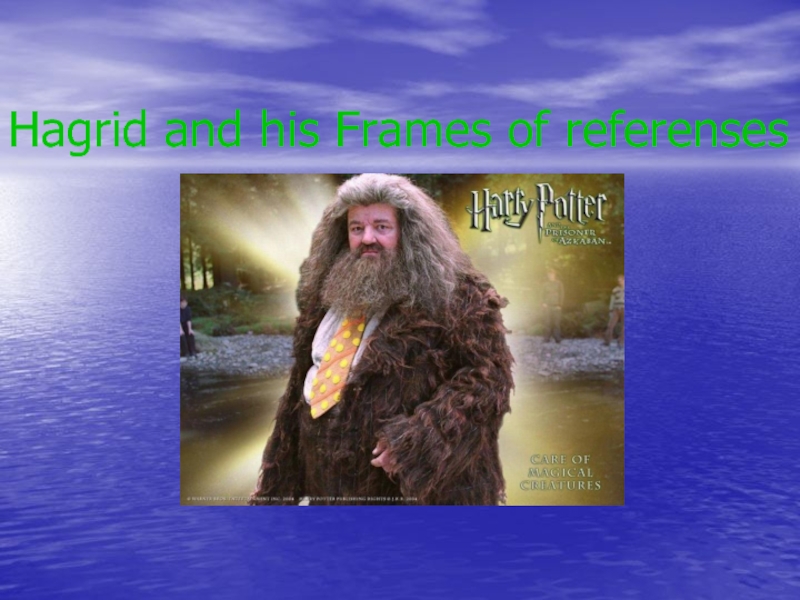 Hagrid and his Frames of referenses