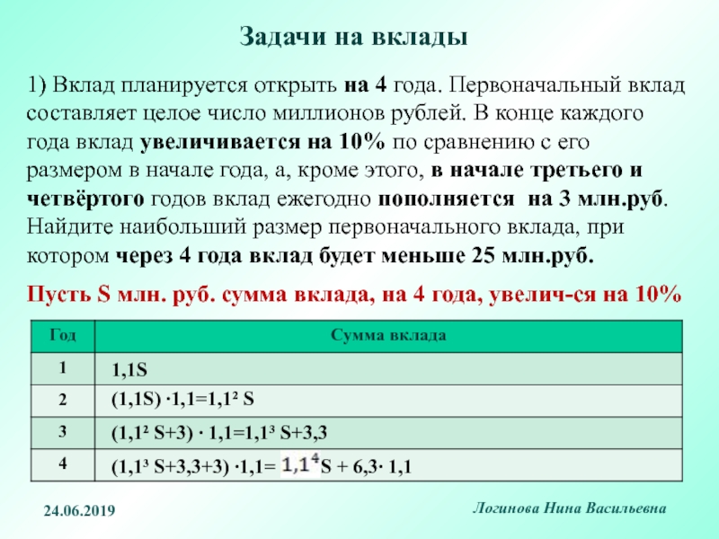 Вклад в размере 6 млн. Вклад планируется открыть на 4. Вклад составляет. Вклад год. Вклад планируется открыть на 4 года.