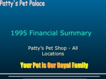 Patty's 1995 New Financials.ppt