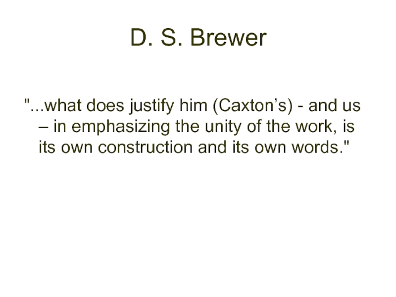 D. S. Brewer 