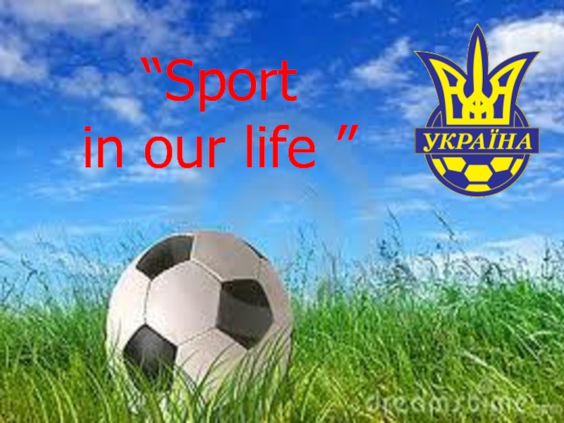 Презентация “Sport in our life ”