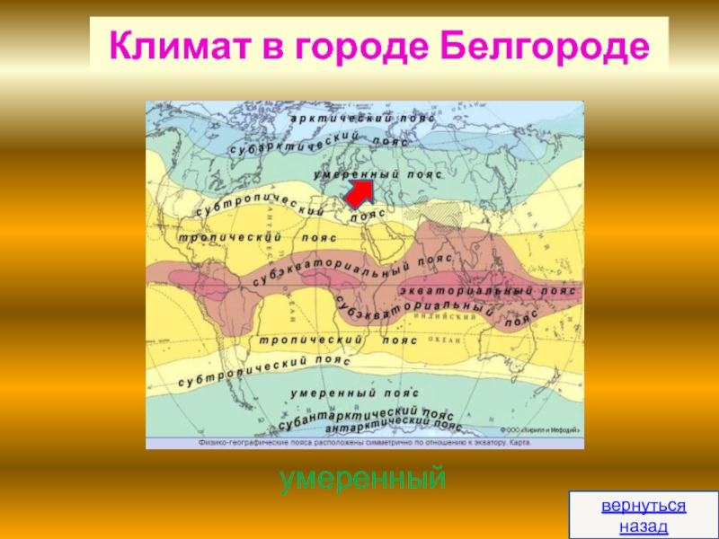 Климатическая карта белгородской области