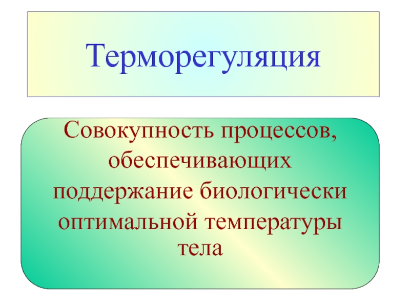 Терморегуляция ПГТУ.ppt