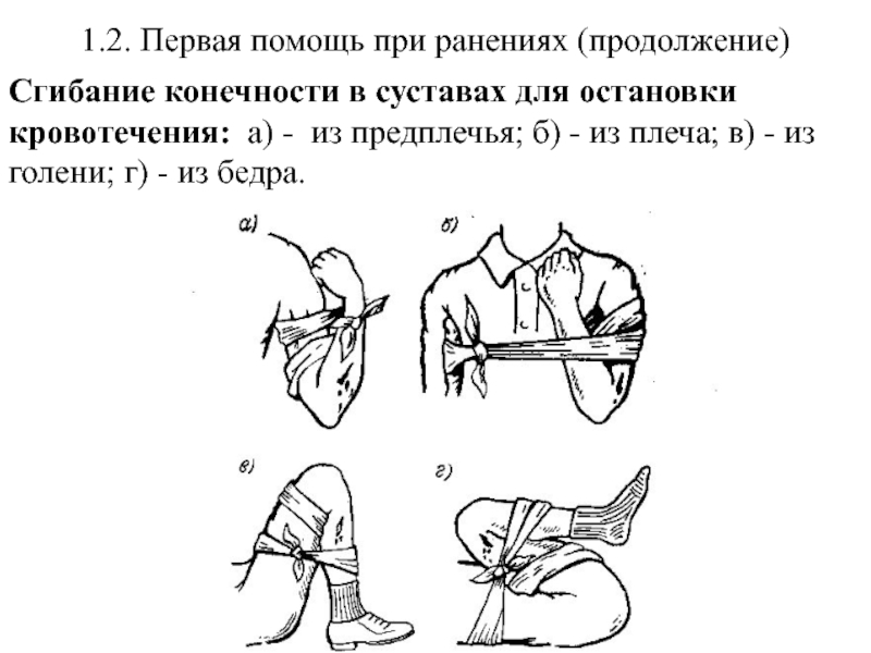 План конспект первая помощь при ранениях