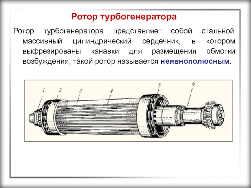 Ротор генератора представляет собой