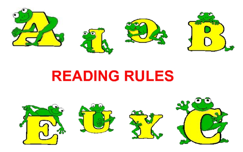 Презентация READING RULES