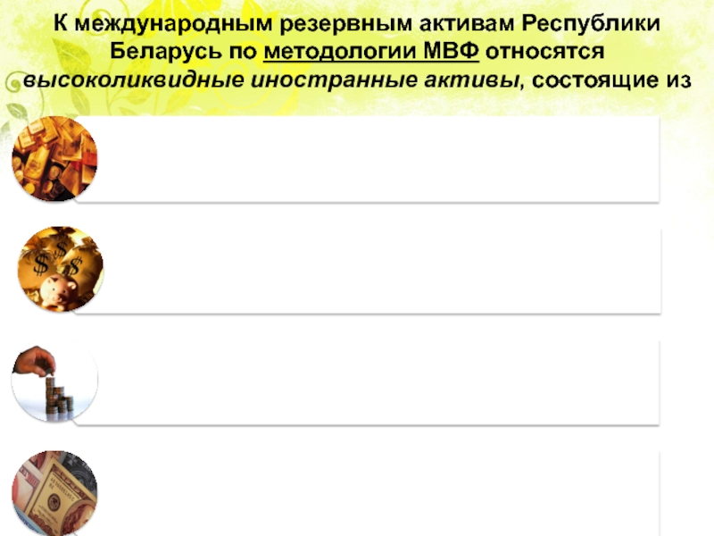 Золотовалютные резервы рб презентация