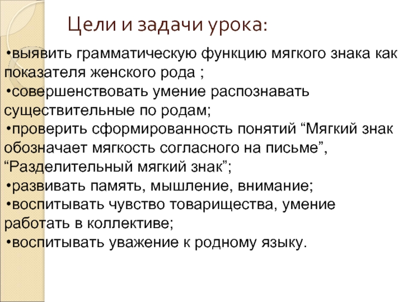 Функции мягкого. Цели урока табличка. Грамматика функции. Цели и задачи занятия мягкая игрушка. Грамматическая функция слова.