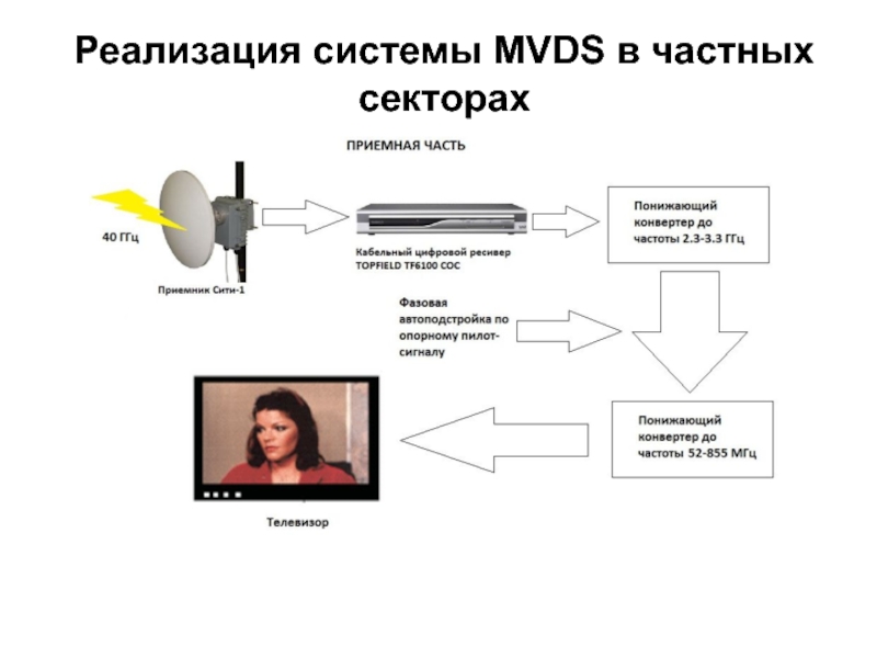 Реализует это часть. Проект «цифровой шелковый путь». Система MMDS LMDS MVDS. MVDS.