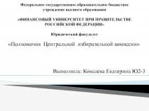 Федеральное государственное образовательное бюджетное учреждение высшего