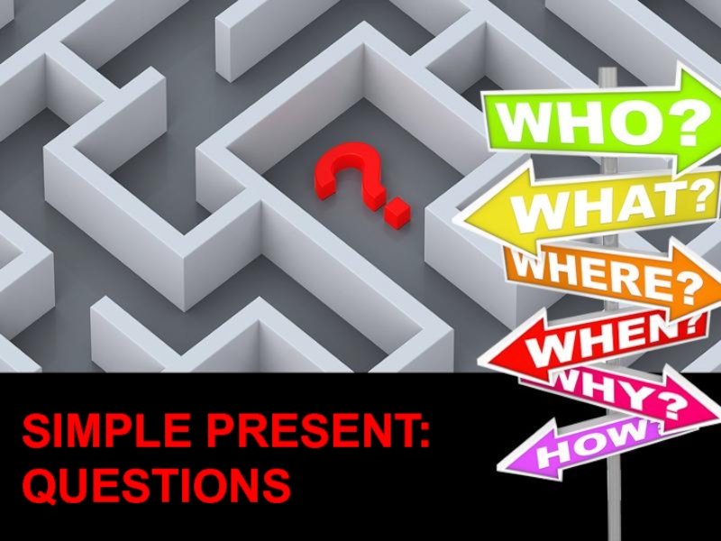 SIMPLE PRESENT: QUESTIONS