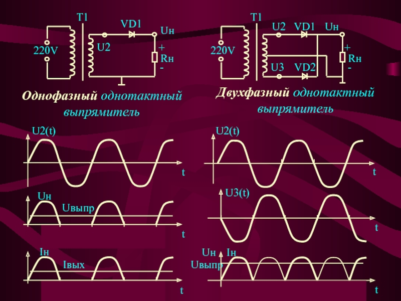 Однотактная двухфазная схема выпрямления - 92 фото