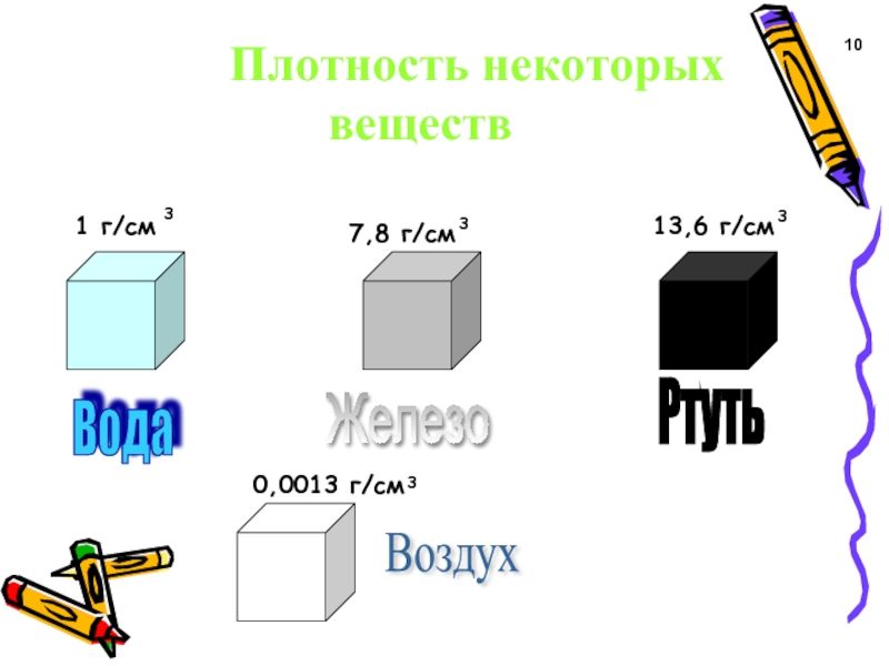 Плотность вещества