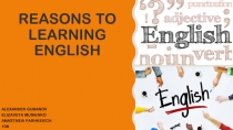 Reasons to learning English