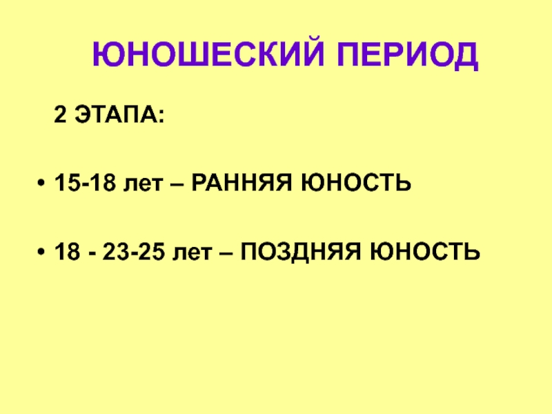 Сколько лет позже. Поздняя Юность Возраст. Ранняя и поздняя Юность. Юношеский период. Кризис поздней юности.