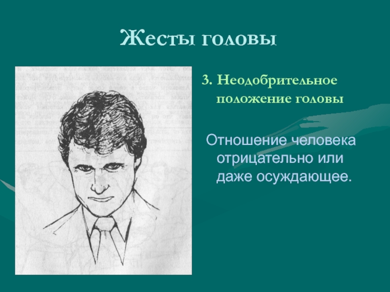 Положение мужчин. Основные положения головы. Три основных положения головы. Жесты головой. Наклон головы жест.