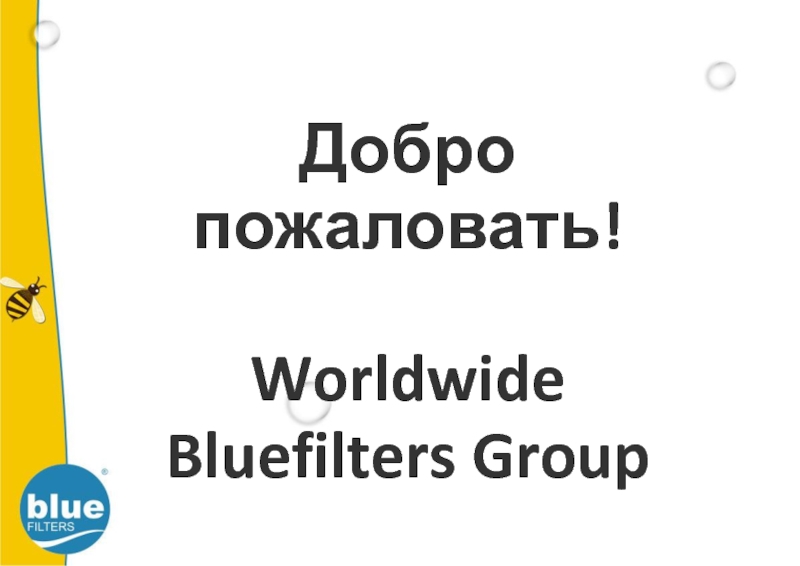 Добро пожаловать!
Worldwide
Bluefilters Group