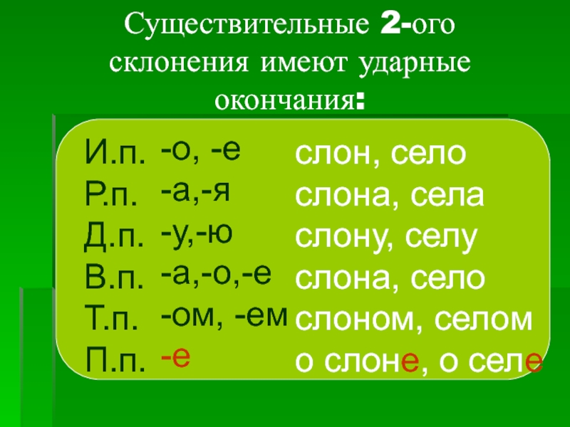 Слова 2 го склонения. Склонения. Склонение существительных. Существительные 2 склонения примеры. Существительные 2ого склонения.