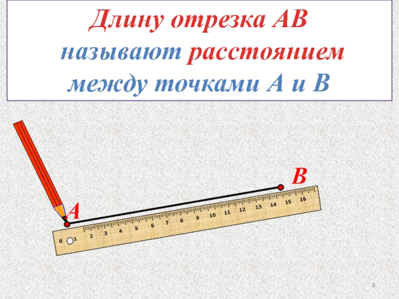 Длина отрезка 4 5. Длина отрезка. Длина отрезка расстояние между. Длины отрезков. Измерение отрезков 7 класс геометрия.