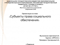 ФЕДЕРАЛЬНОЕ ГОСУДАРСТВЕННОЕ БЮДЖЕТНОЕ ОБРАЗОВАТЕЛЬНОЕ УЧРЕЖДЕНИЕ ВЫСШЕГО