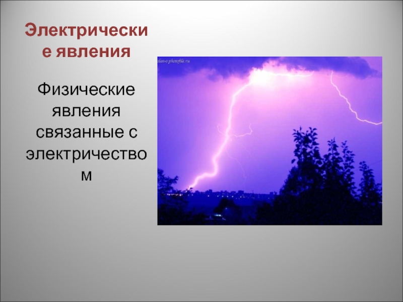 Правое явление. Электрические явления в физике. Явления связанные с электричеством. Электрические явления в природе физика. Электрические физические явления.