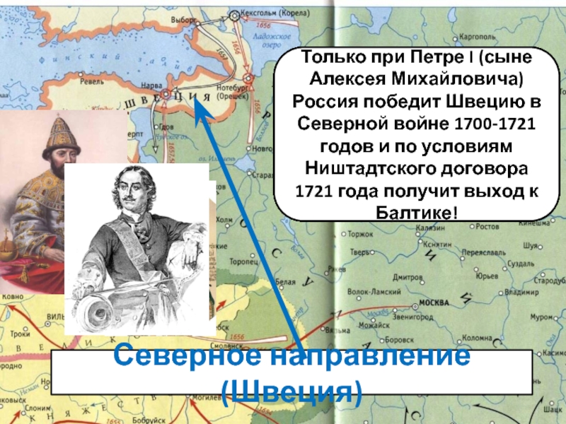 Внешняя политика россии в xvii в презентация 7 класс андреев