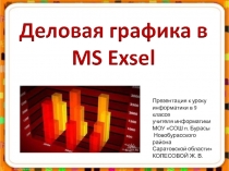 Деловая графика в MS Exsel 9 класс