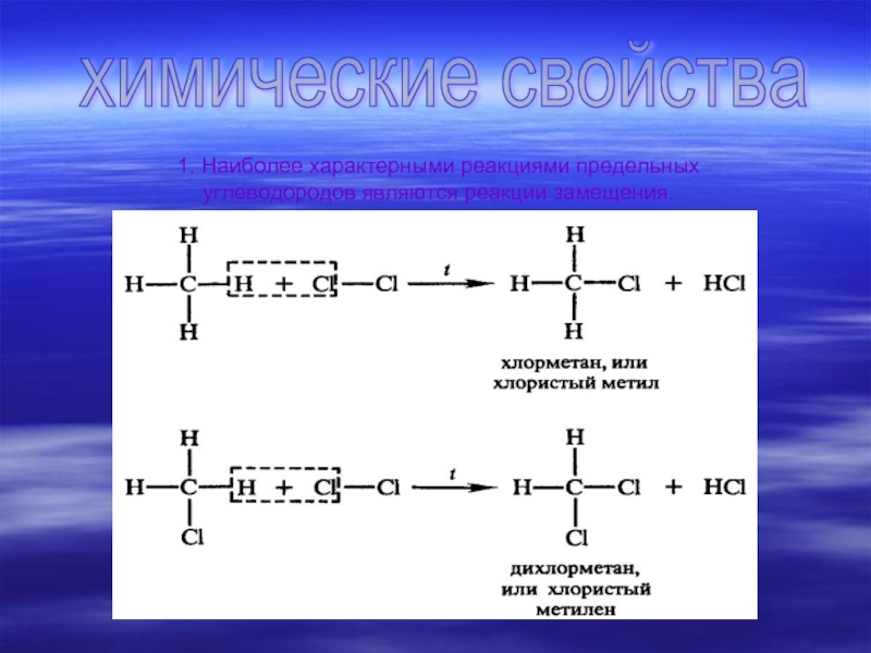 Химические свойства предельных углеводородов. Реакции предельных углеводородов. Замещение предельных углеводородов. Для предельных углеводородов характерны реакции. Реакция замещения характерна для углеводородов.