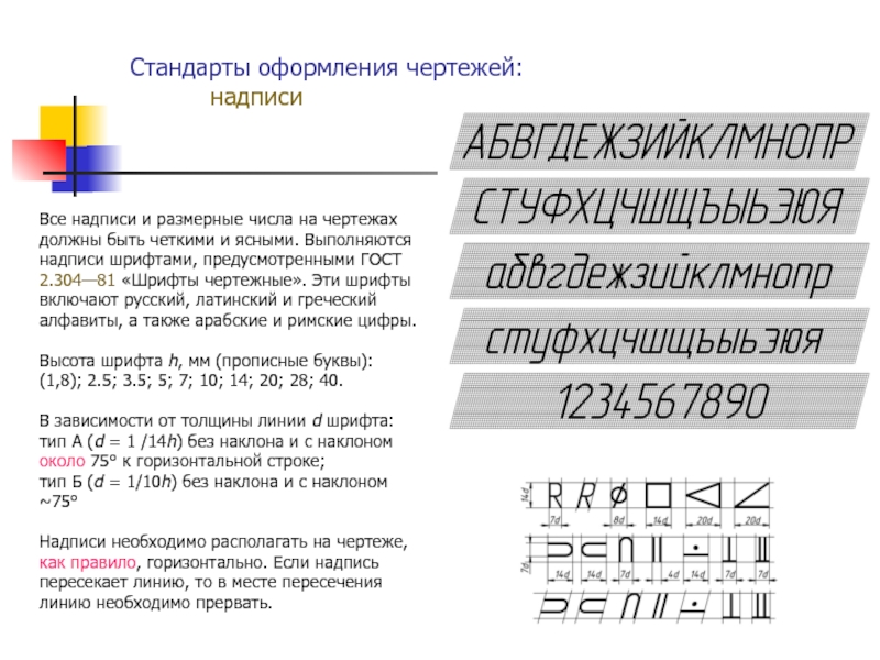 Какой шрифт должен быть на чертежах - 85 фото